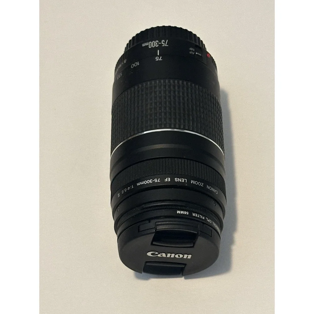 Canon EF 75-300mm f/4-5.6 III Telephoto Zoom Lens